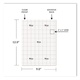 Cleer Adheer Self-Adhesive Laminating Film, 2 mil, 9" x 12", Non-Glare Clear, 50/Box