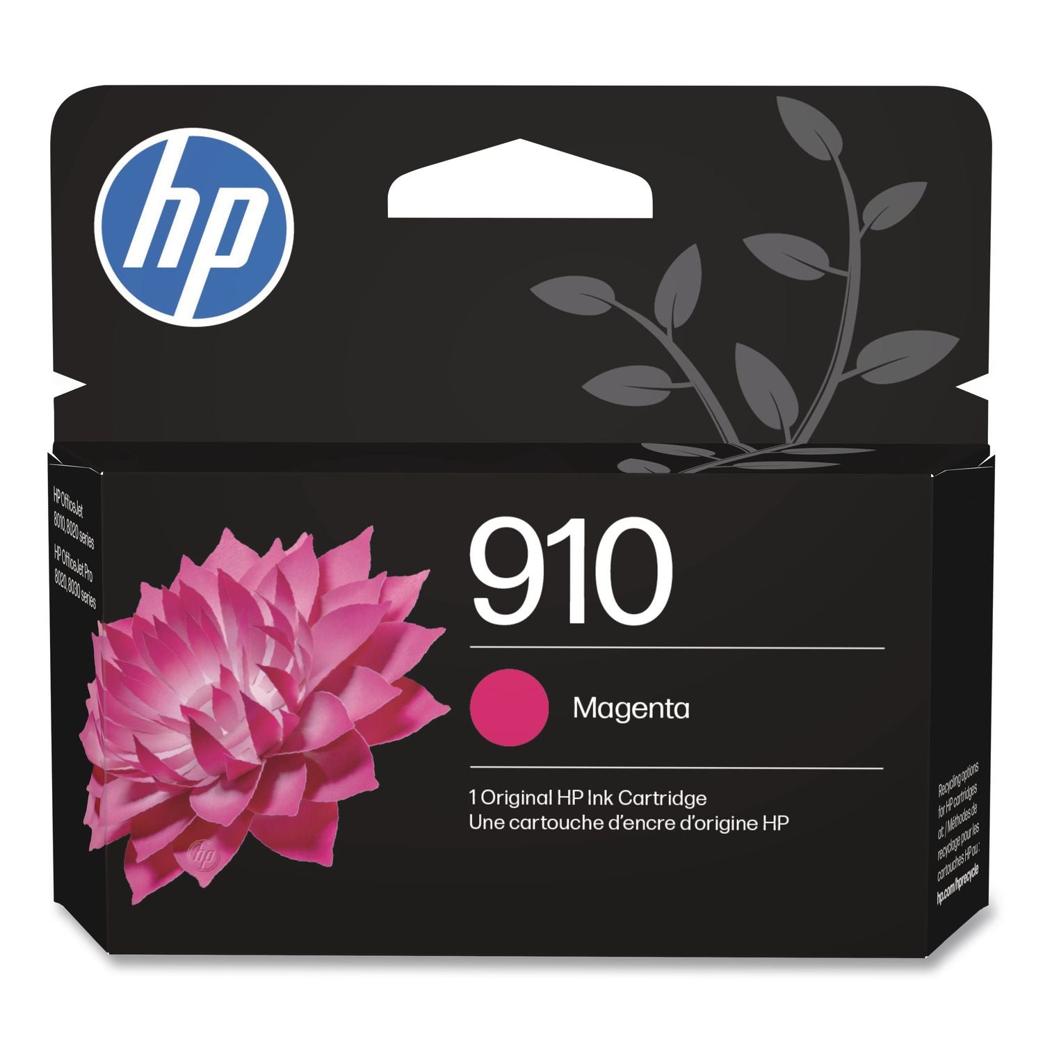 HP 910 (3YL59AN) Original Standard Yield Inkjet Ink Cartridge - Magenta - 1 Each - 315 Pages