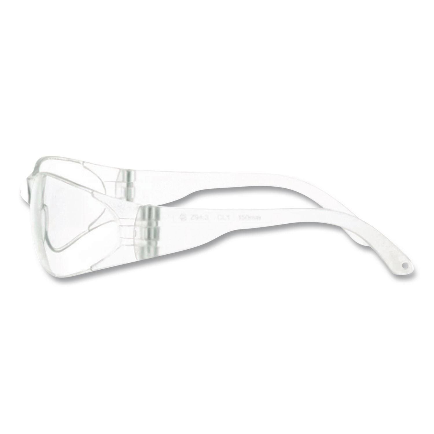 Checklite Safety Glasses, Clear Frame, Anti-Fog Lens