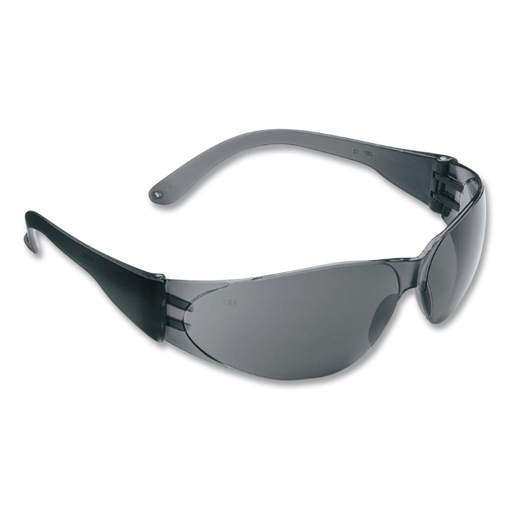 Checklite Scratch-Resistant Safety Glasses, Gray Lens