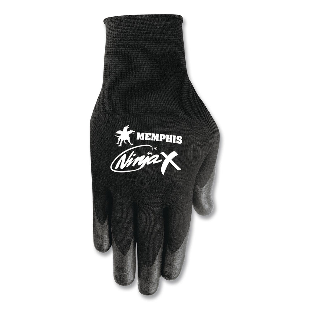 Ninja x Bi-Polymer Coated Gloves, Large, Black, Pair