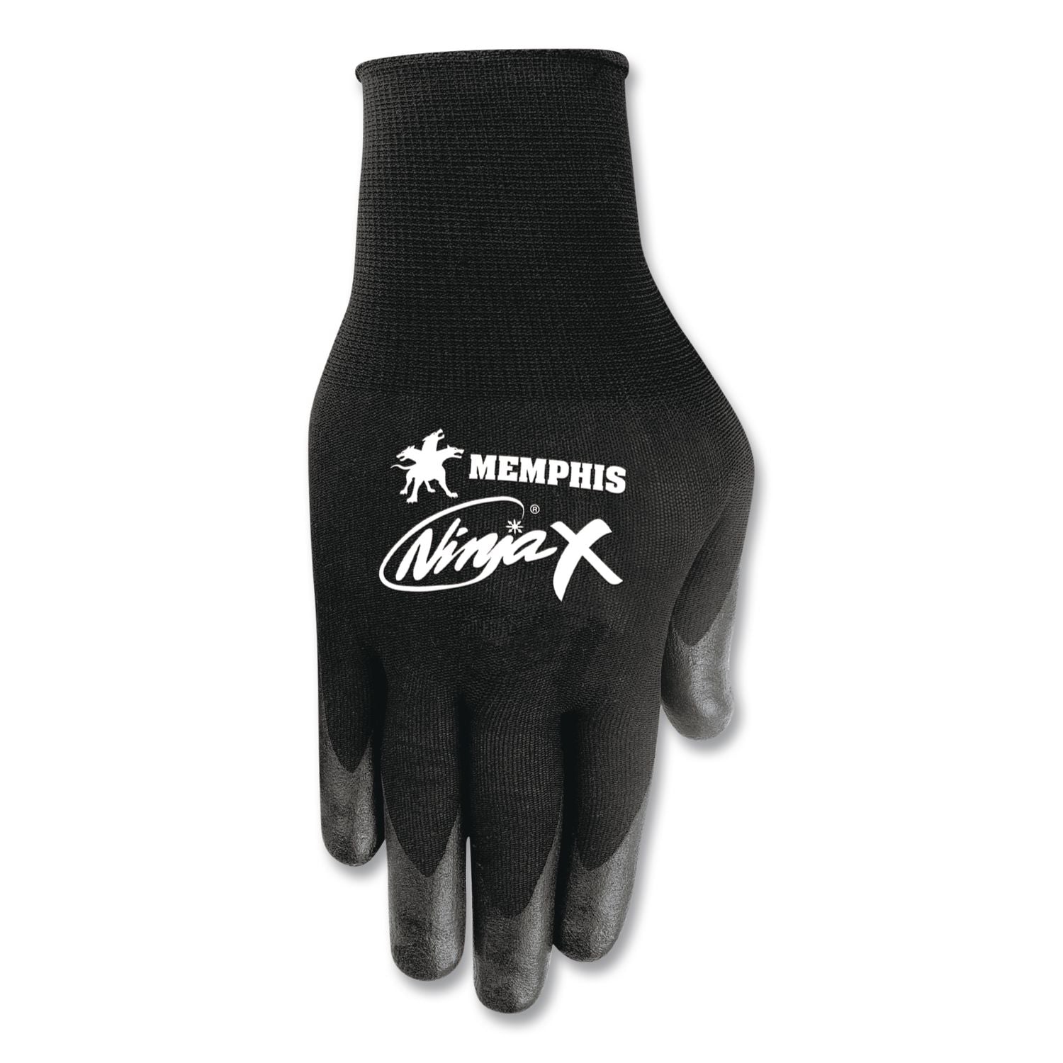 Ninja x Bi-Polymer Coated Gloves, Medium, Black, Pair