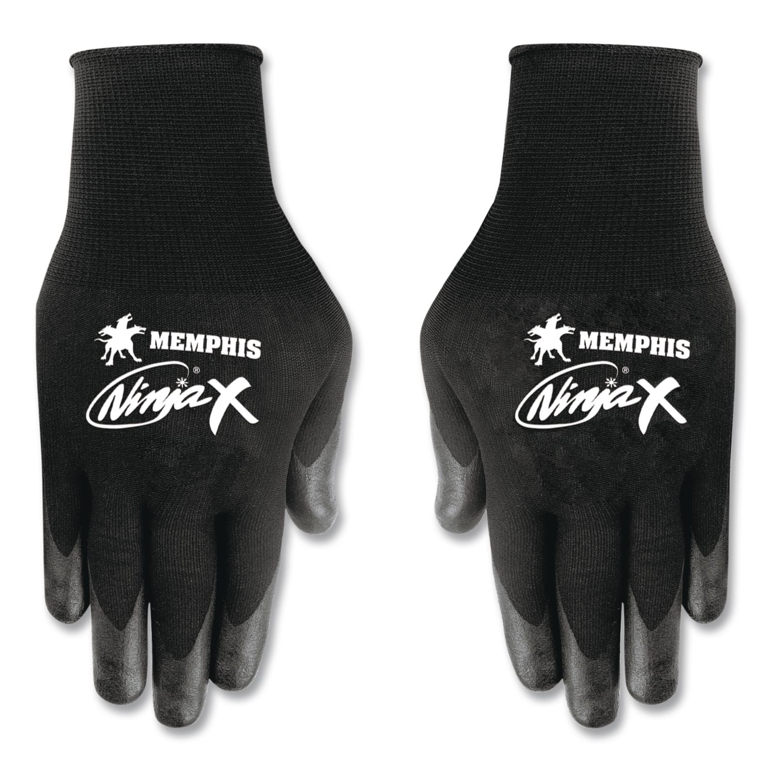 Ninja x Bi-Polymer Coated Gloves, Medium, Black, Pair