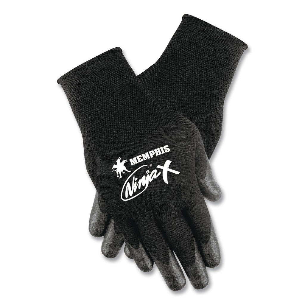 Ninja x Bi-Polymer Coated Gloves, Small, Black, Pair