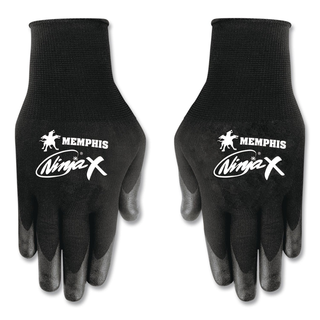 Ninja x Bi-Polymer Coated Gloves, Small, Black, Pair