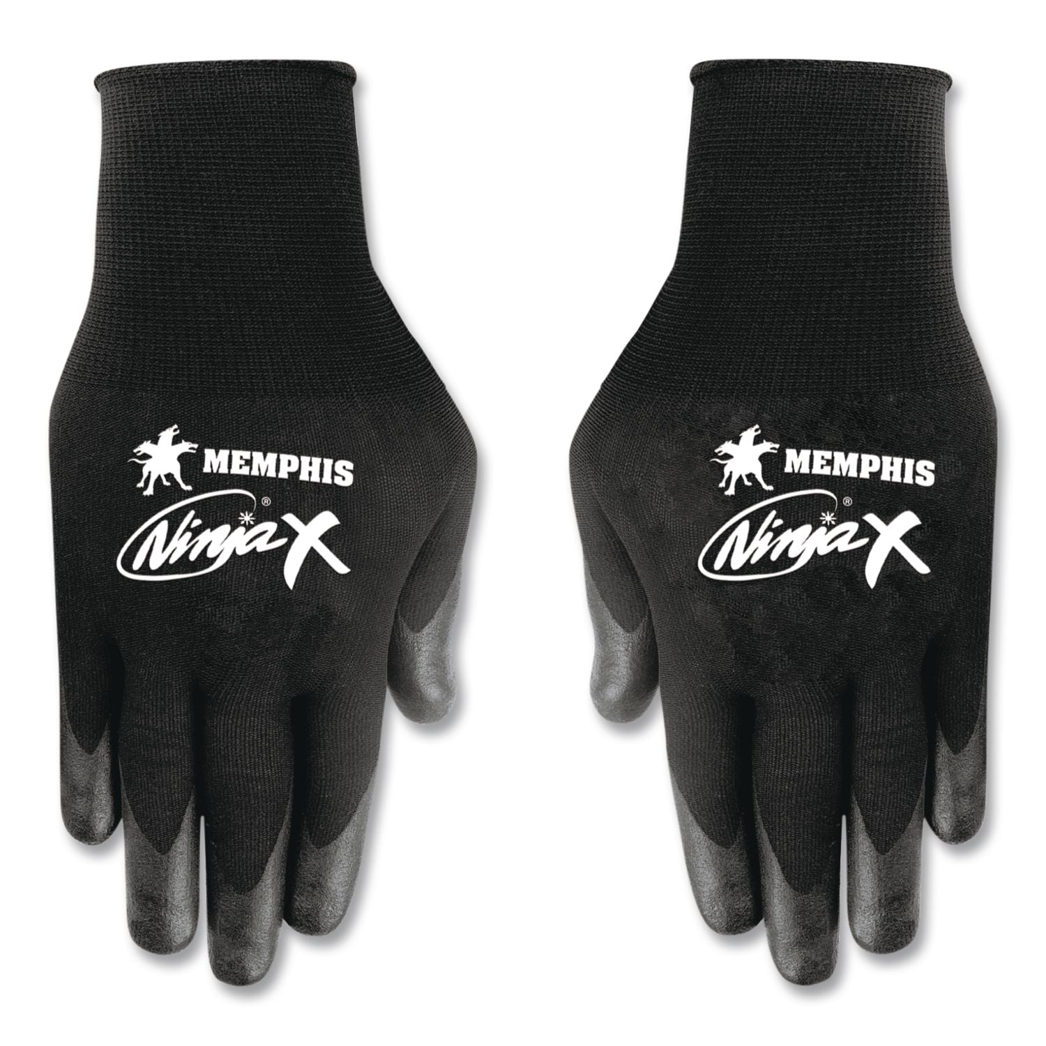 Ninja x Bi-Polymer Coated Gloves, Small, Black, Pair