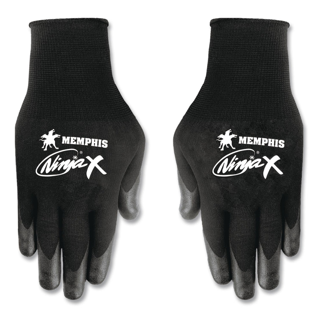 Ninja x Bi-Polymer Coated Gloves, X-Large, Black, Pair