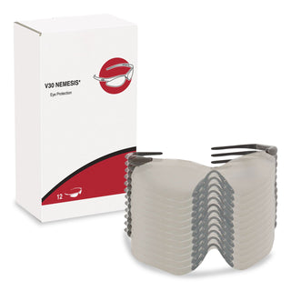 Nemesis VL Safety Glasses, Gunmetal Frame, Indoor/Outdoor Uncoated Lens