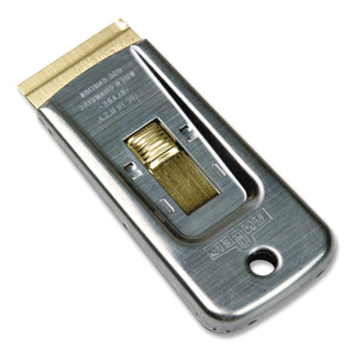 Safety Scraper, 1 1/2" Wide, 4" Steel Handle