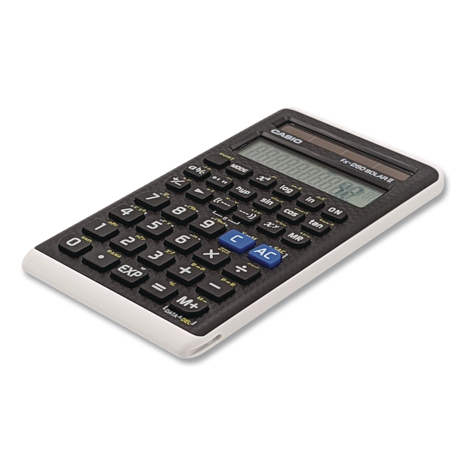 FX-260 Solar II All-Purpose Scientific Calculator, 10-Digit LCD, Black