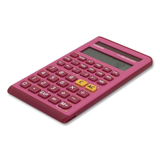 FX-260 Solar II All-Purpose Scientific Calculator, 10-Digit LCD, Pink