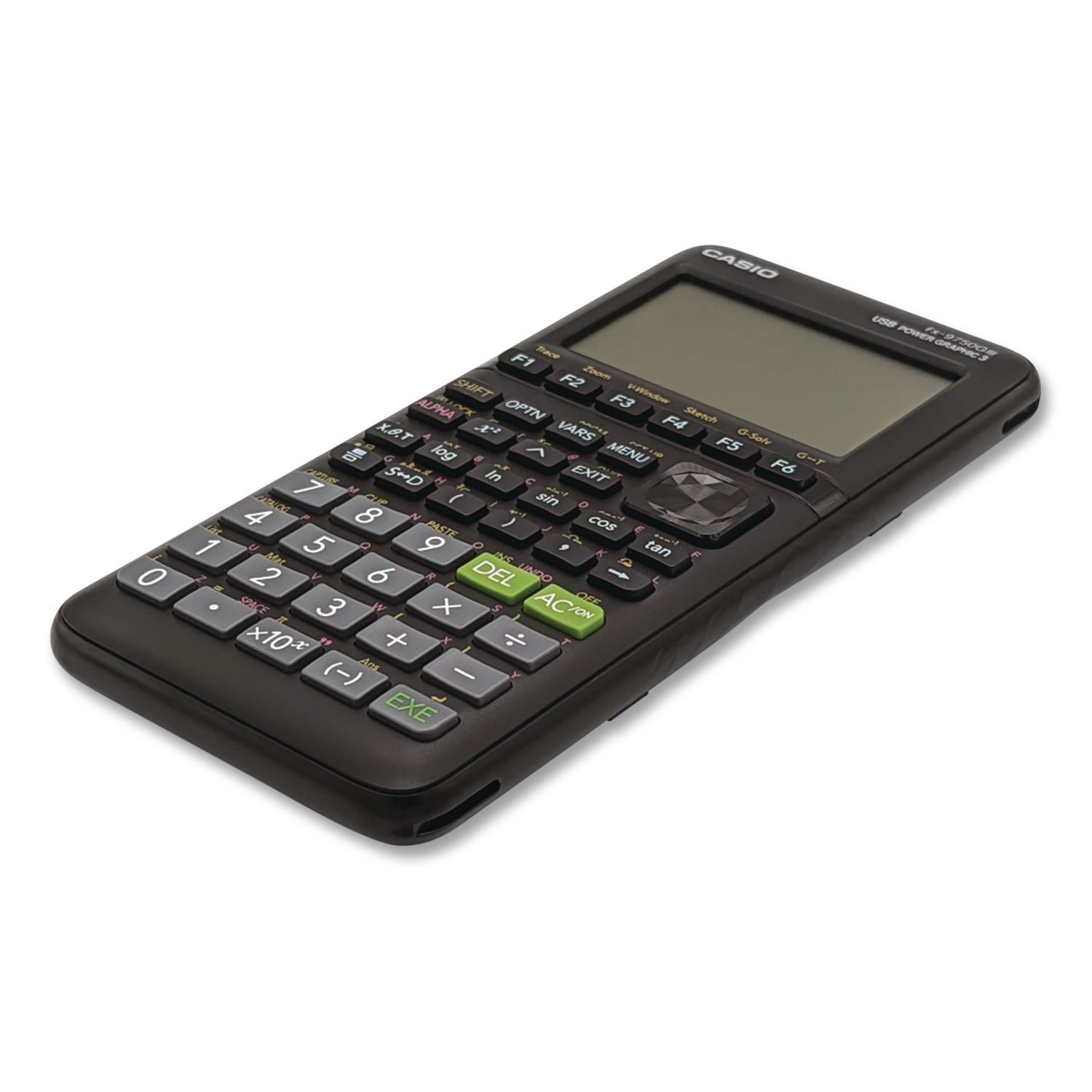 FX-9750GIII 3rd Edition Graphing Calculator, 21-Digit LCD, Black
