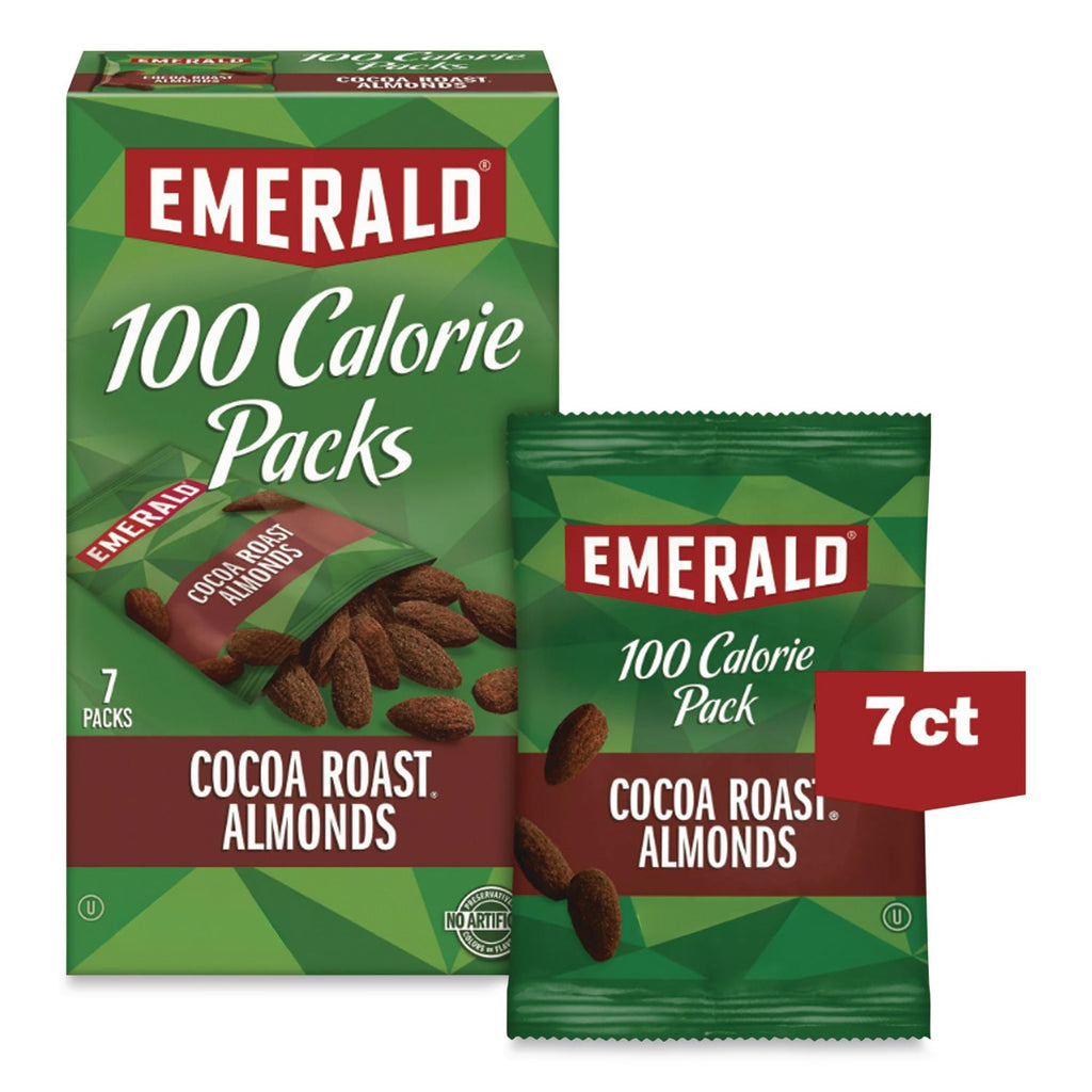 100 Calorie Pack Cocoa Roast Almonds, 0.63 oz Packs, 7/Box
