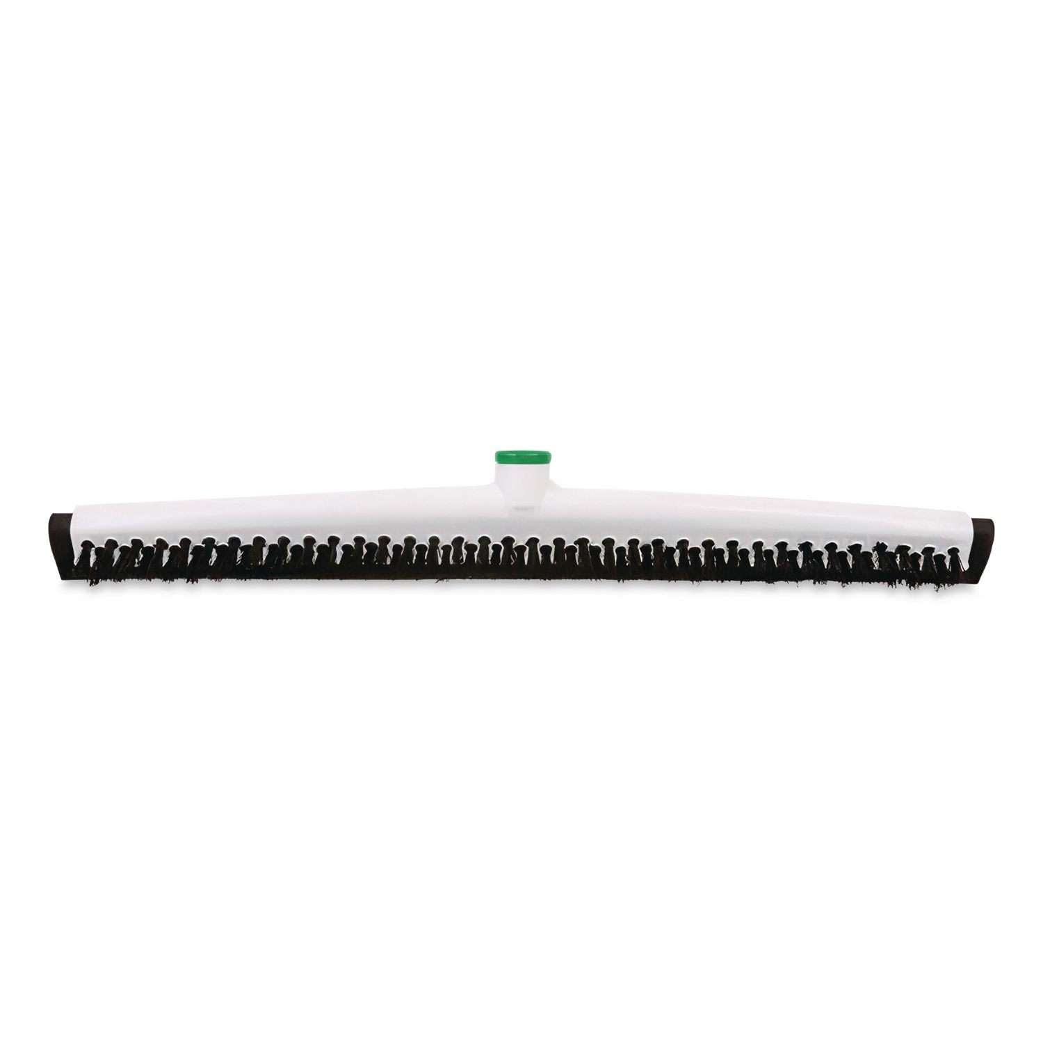 Sanitary Brush with Squeegee, Black Polypropylene Bristles, 22" Brush