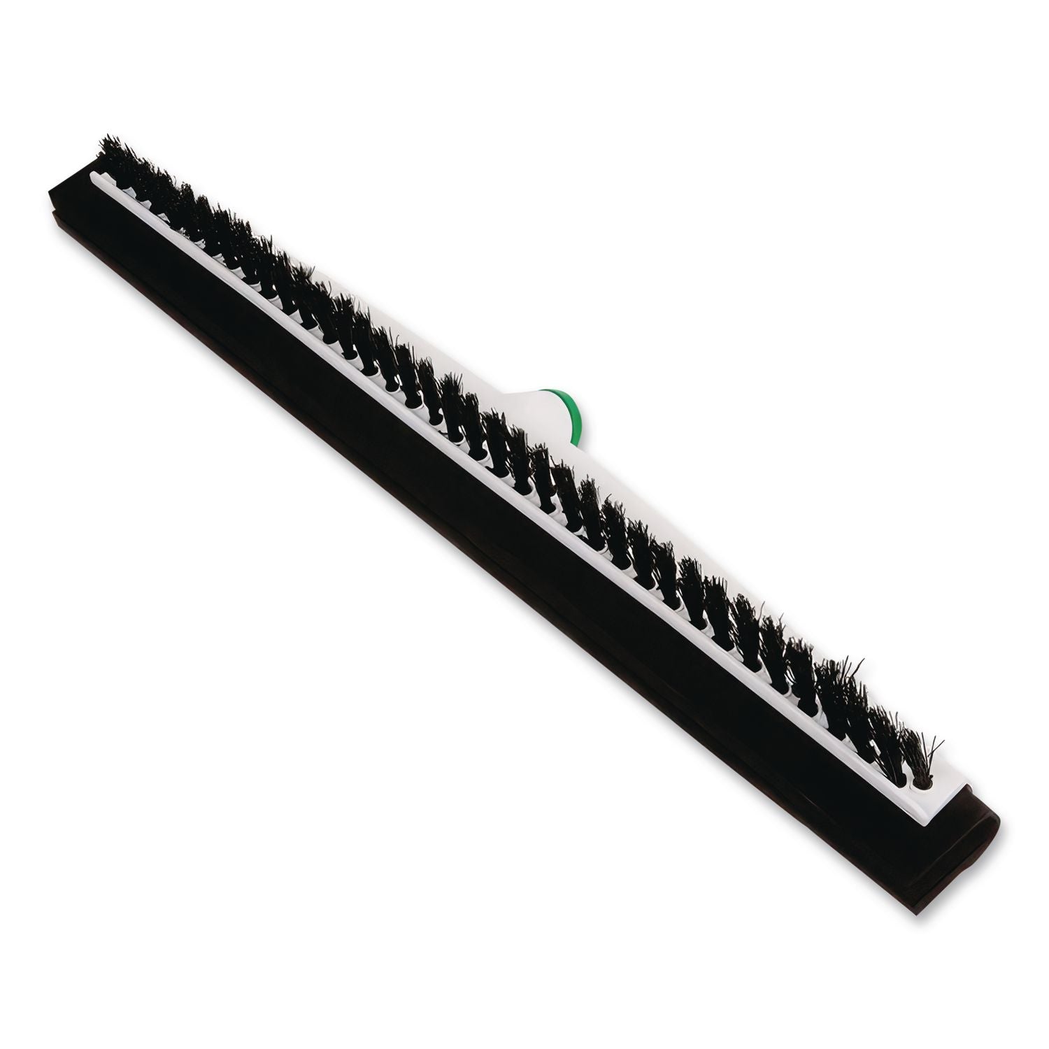 Sanitary Brush with Squeegee, Black Polypropylene Bristles, 22" Brush