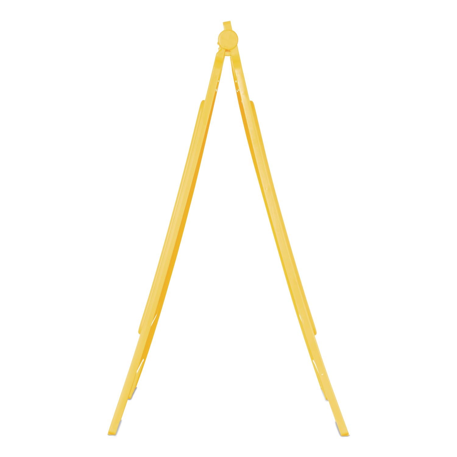 Site Safety Wet Floor Sign, 2-Sided, 10 x 2 x 26, Yellow