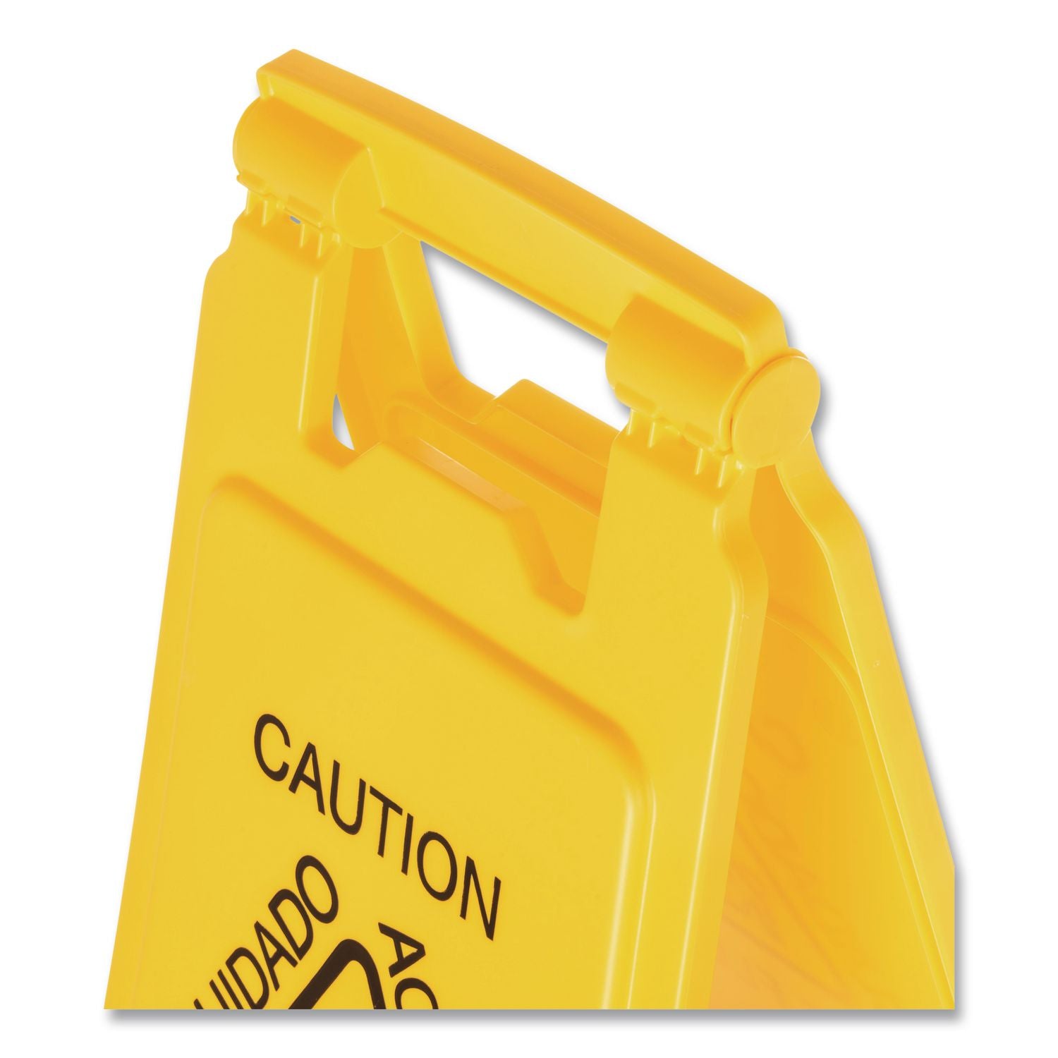 Site Safety Wet Floor Sign, 2-Sided, 10 x 2 x 26, Yellow