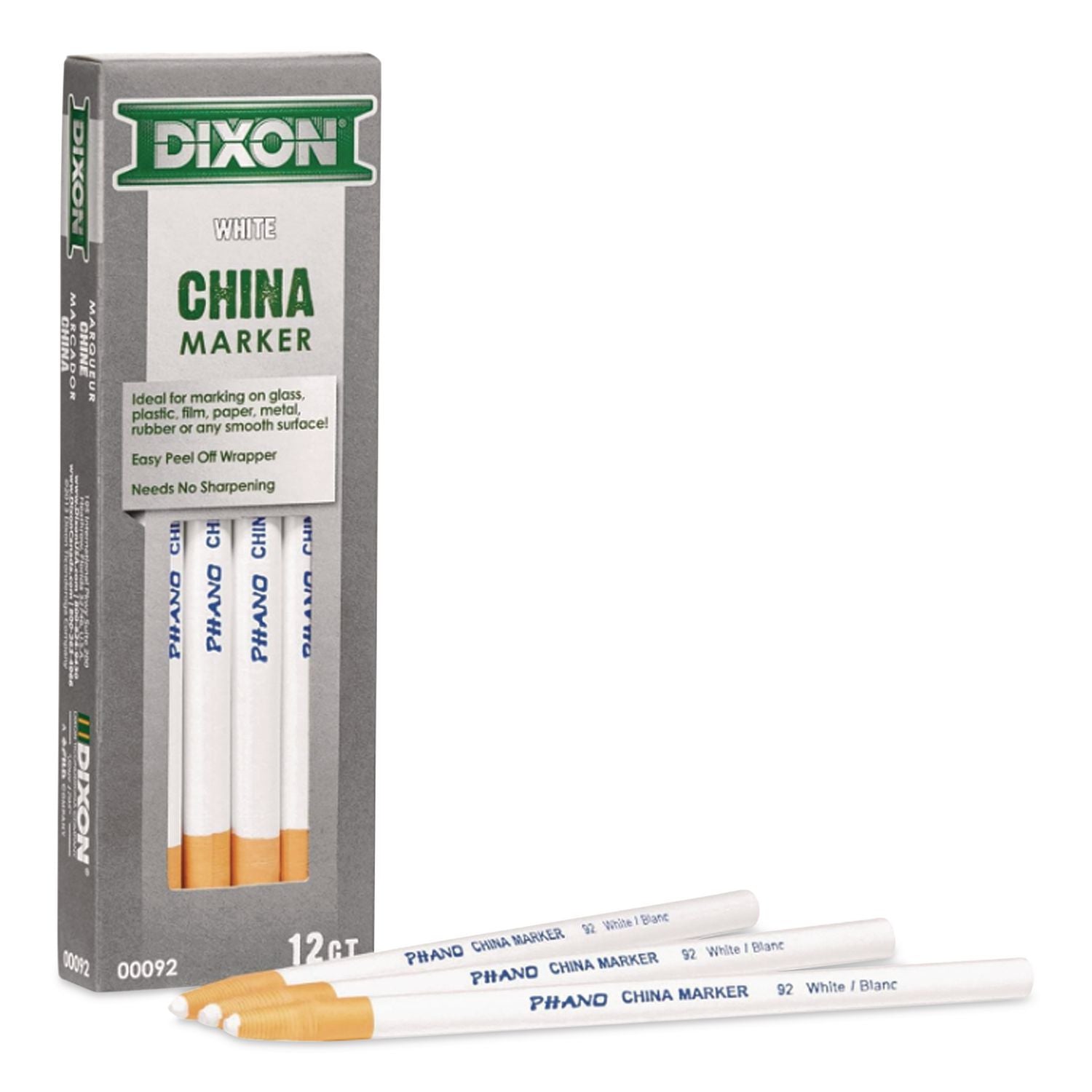 China Marker, White, Dozen