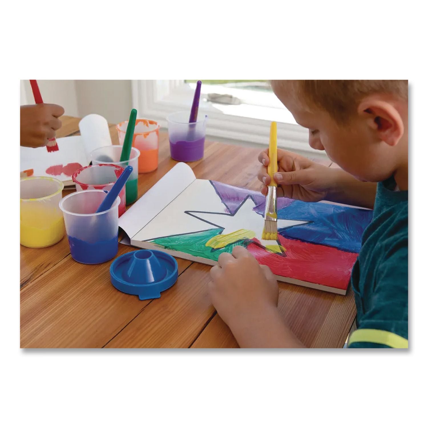 Ready-to-Use Tempera Paint, 12 Assorted Colors, 16 oz Bottle, 12/Pack