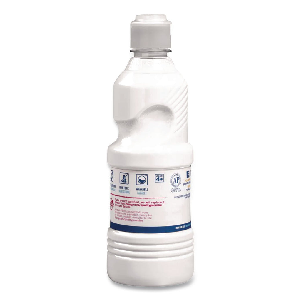 Washable Paint, White, 16 oz Dispenser-Cap Bottle