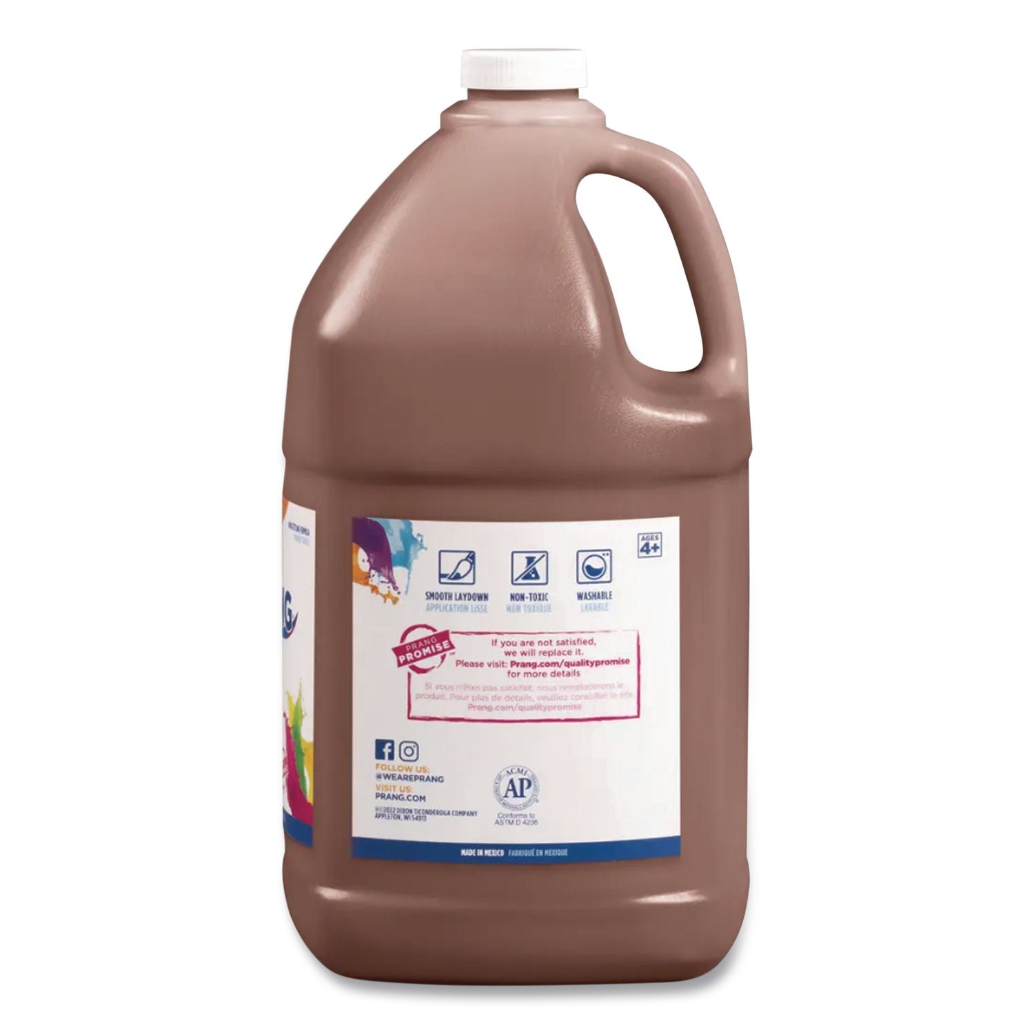 Washable Paint, Brown, 1 gal Bottle