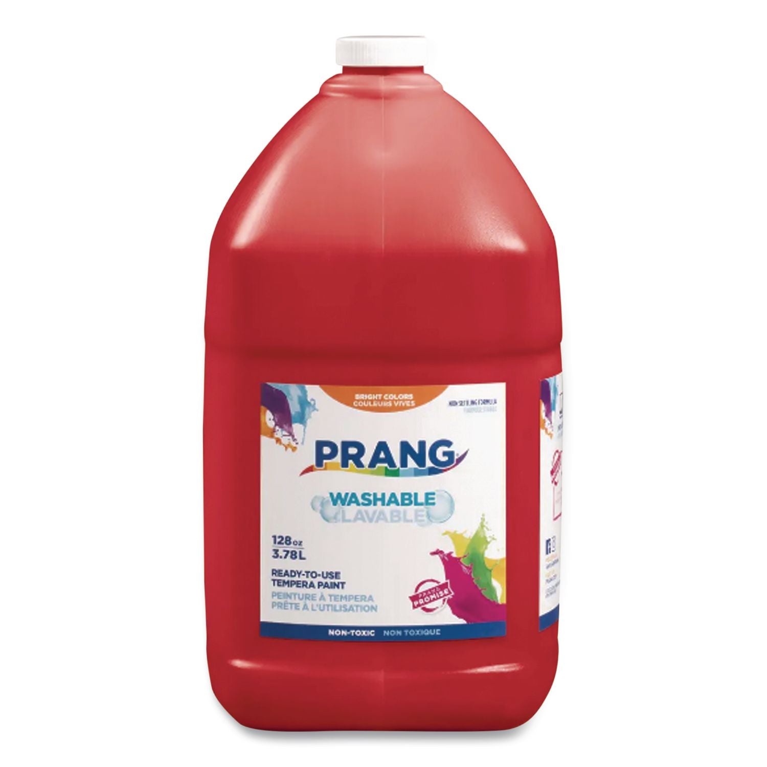 Washable Paint, Red, 1 gal Bottle