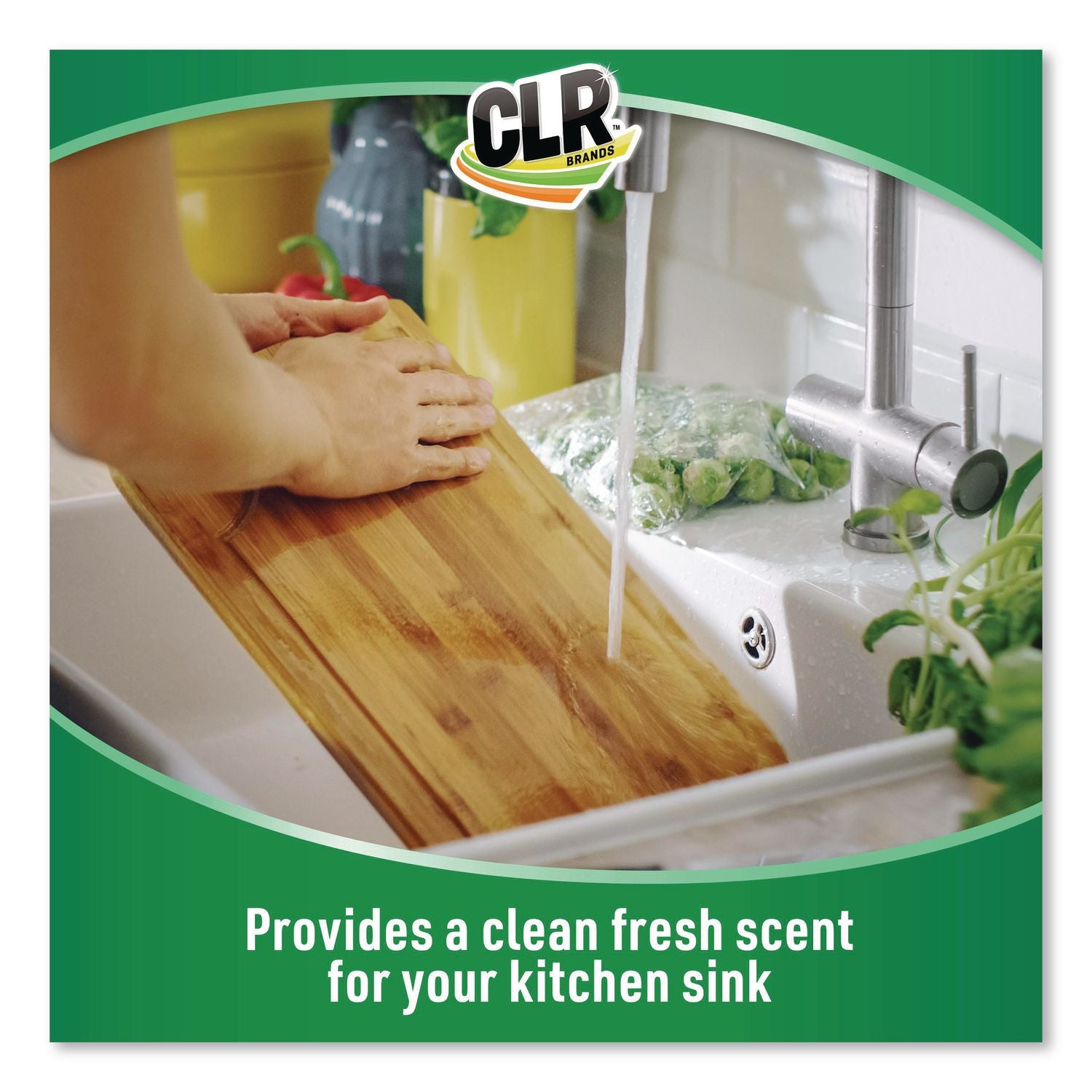 Fresh and Clean Garbage Disposal, Fresh Scent, 5 Pods/Pack, 6 Packs/Carton