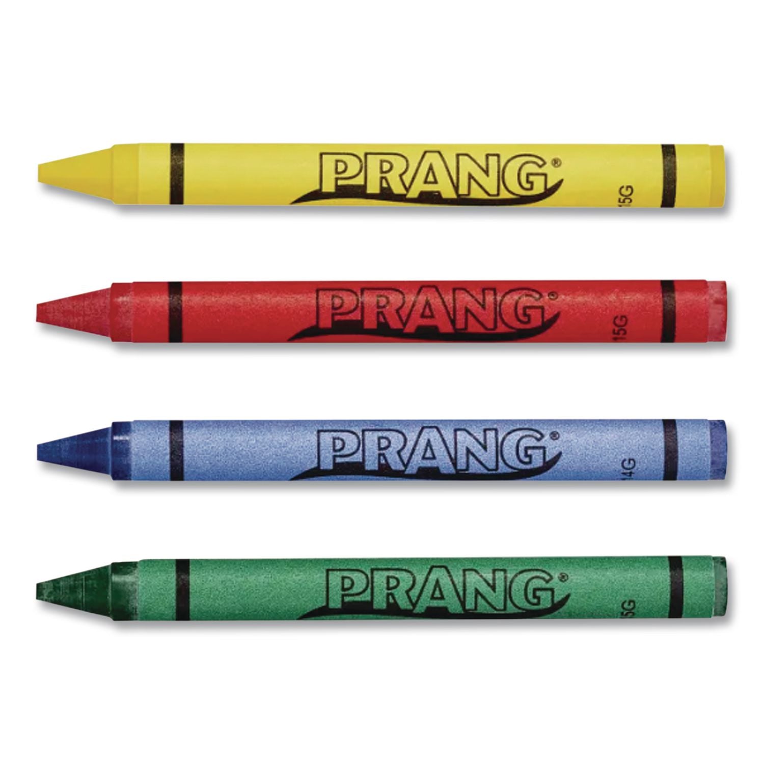 Crayons Made with Soy, 4 Assorted Colors/Pack, 288 Packs/Carton