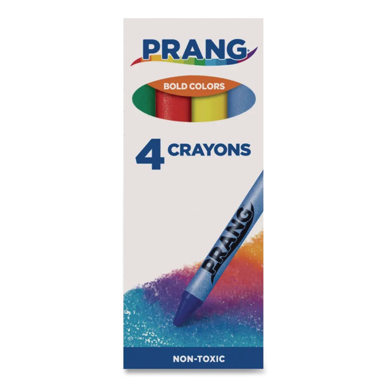 Crayons Made with Soy, 4 Assorted Colors/Pack, 288 Packs/Carton