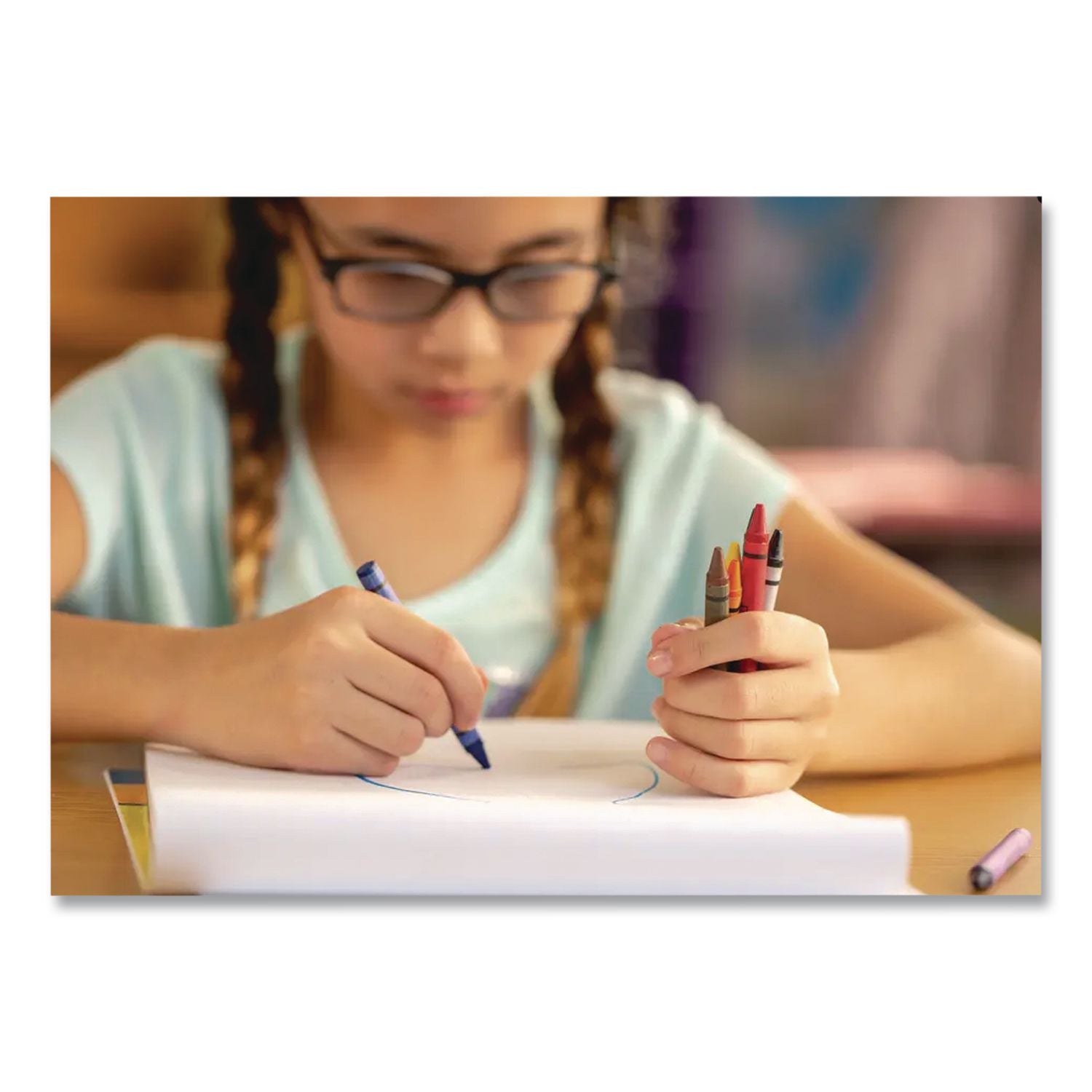 Crayons Made with Soy, 8 Colors/Box