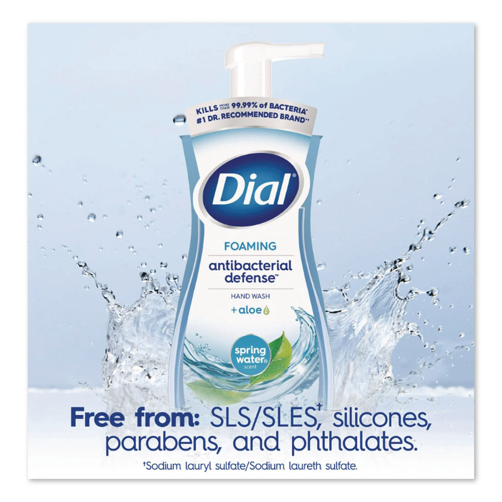 Antibacterial Foaming Hand Wash, Spring Water, 7.5 oz, 8/Carton
