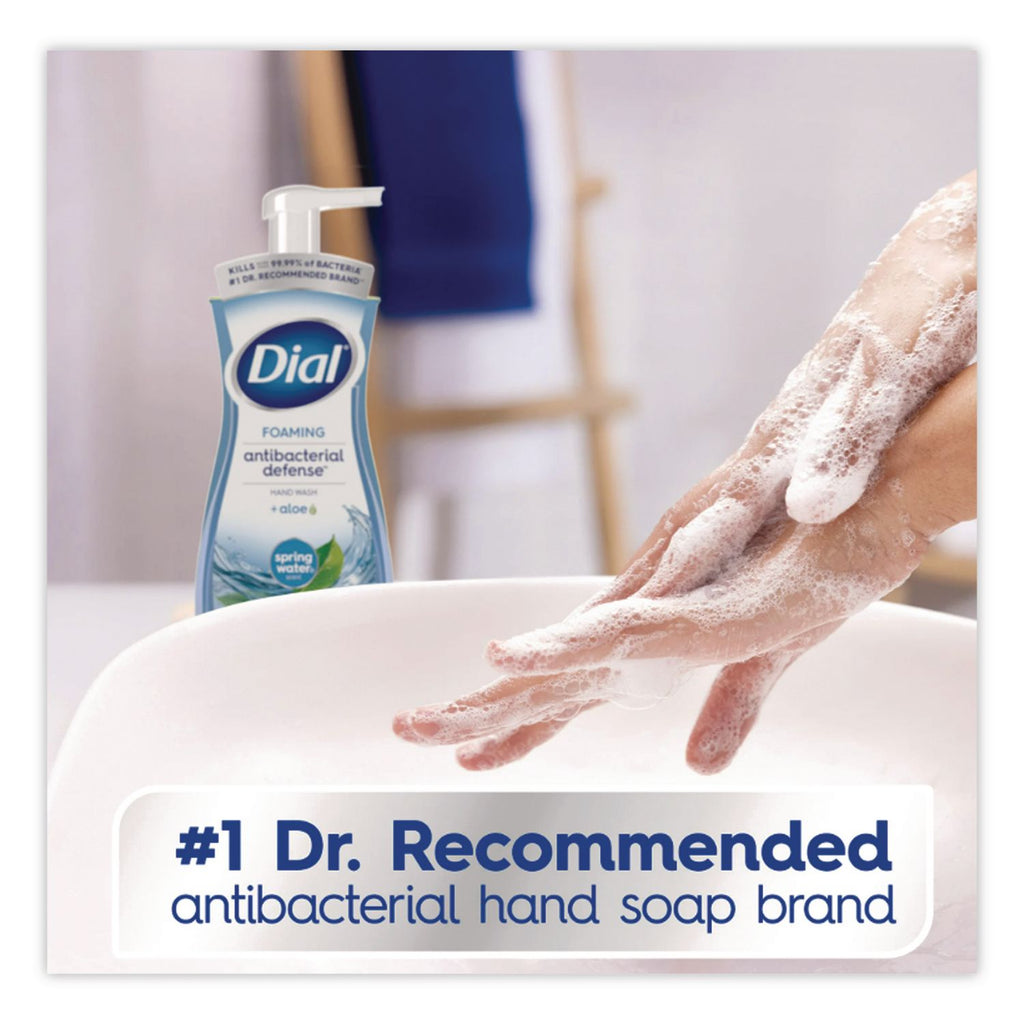 Antibacterial Foaming Hand Wash, Spring Water, 7.5 oz, 8/Carton