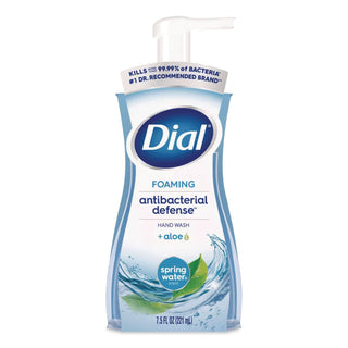 Antibacterial Foaming Hand Wash, Spring Water, 7.5 oz, 8/Carton