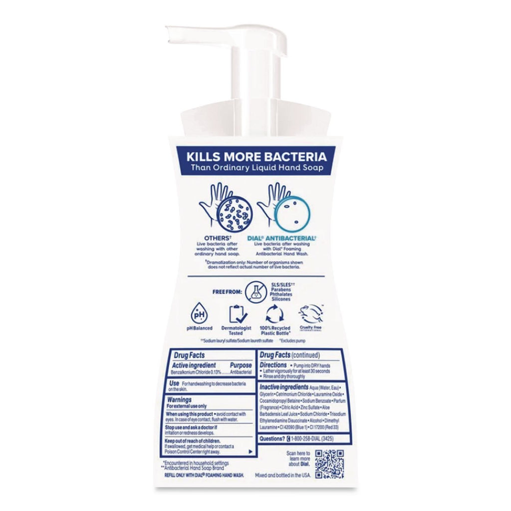 Antibacterial Foaming Hand Wash, Spring Water, 7.5 oz