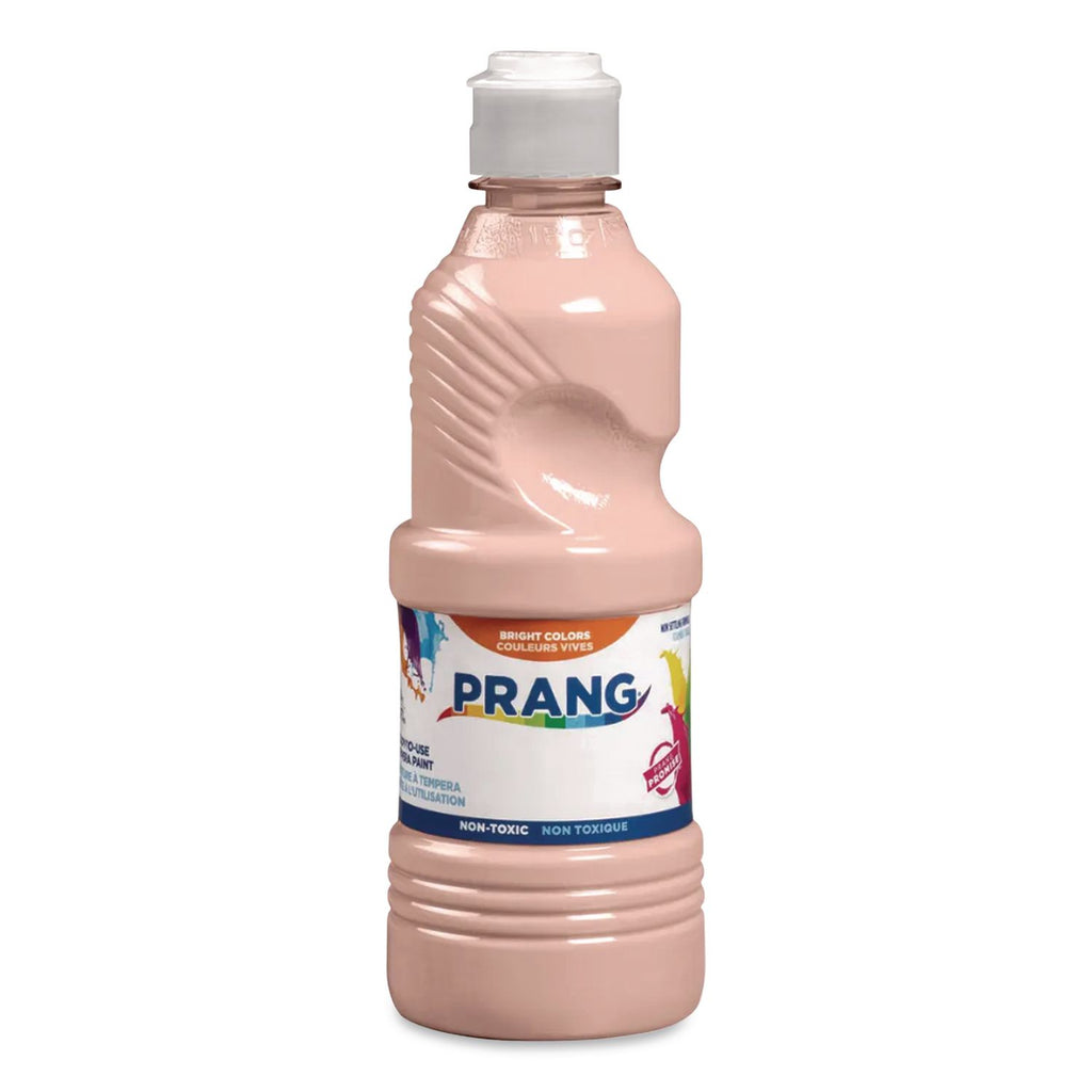 Ready-to-Use Tempera Paint, Peach, 16 oz Dispenser-Cap Bottle