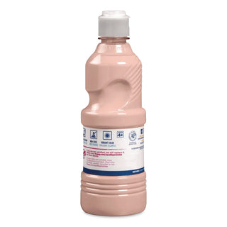 Ready-to-Use Tempera Paint, Peach, 16 oz Dispenser-Cap Bottle