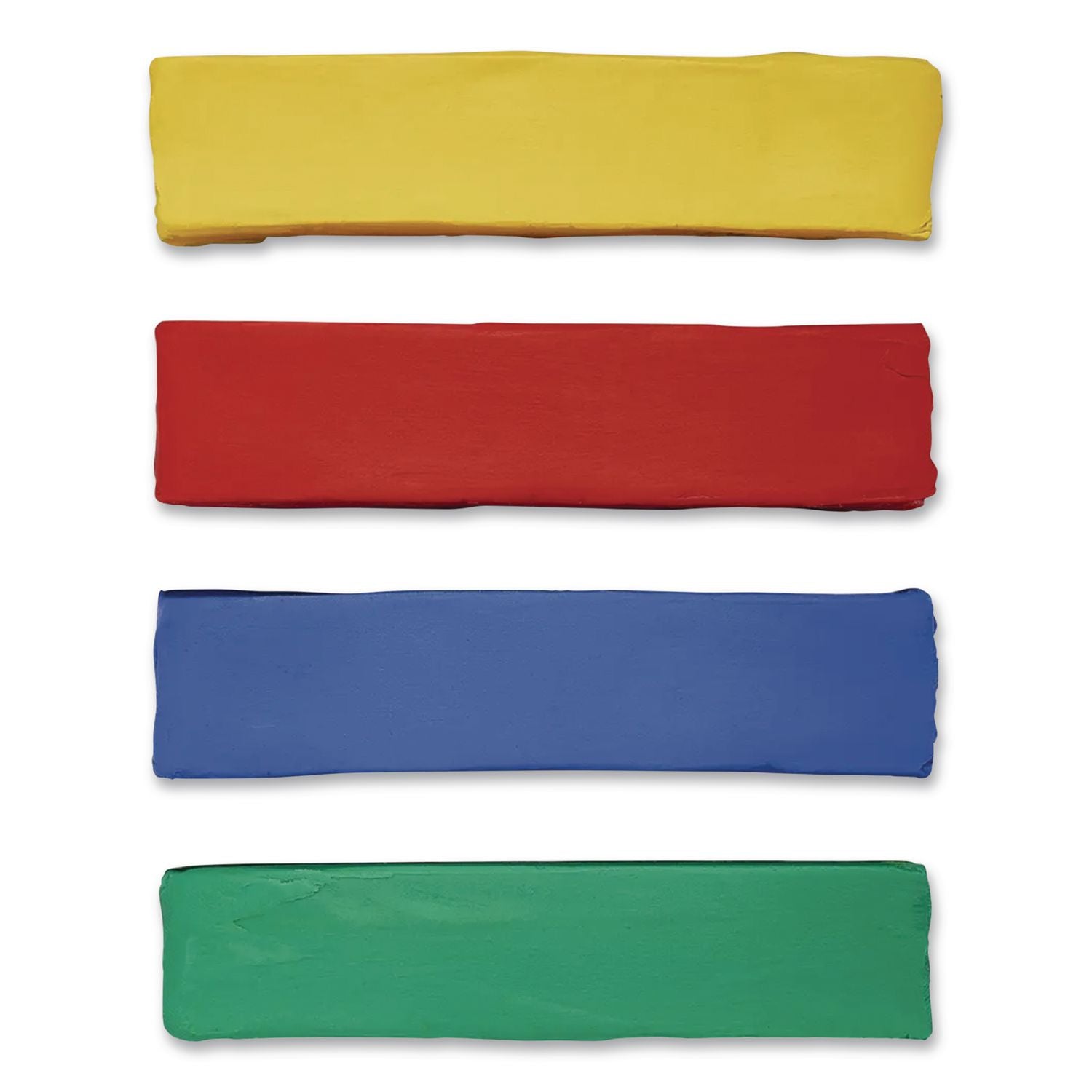 Modeling Clay Assortment, 0.25 lb Each, Blue, Green, Red, Yellow, 1 lb