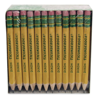Golf Pencils, HB (#2), Black Lead, Yellow Barrel, 72/Box