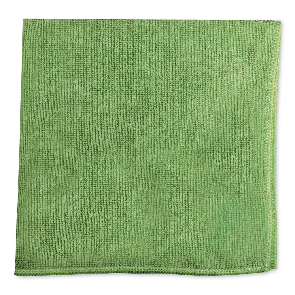 SmartColor MicroWipes, Microfiber, 16 x 15, Green, 10/Pack