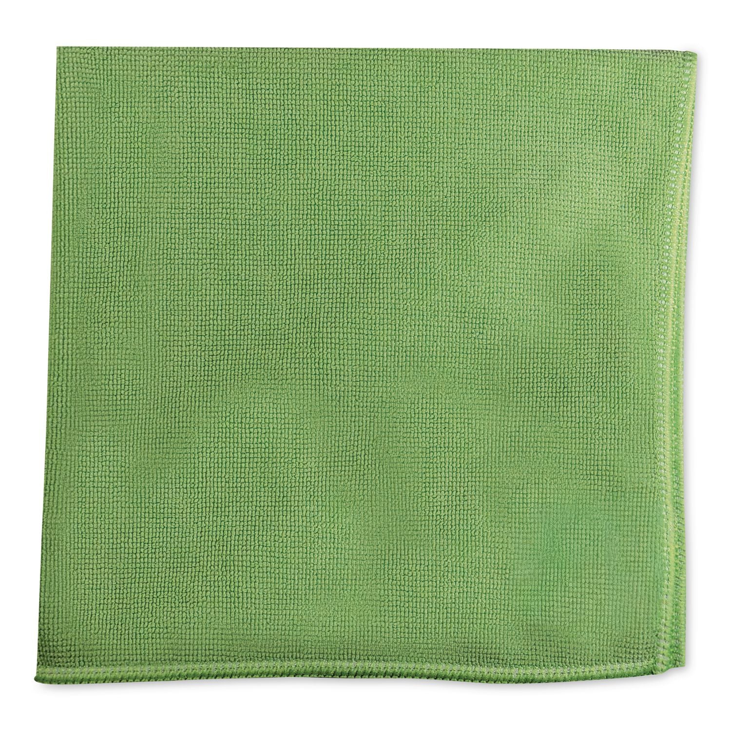 SmartColor MicroWipes, Microfiber, 16 x 15, Green, 10/Pack