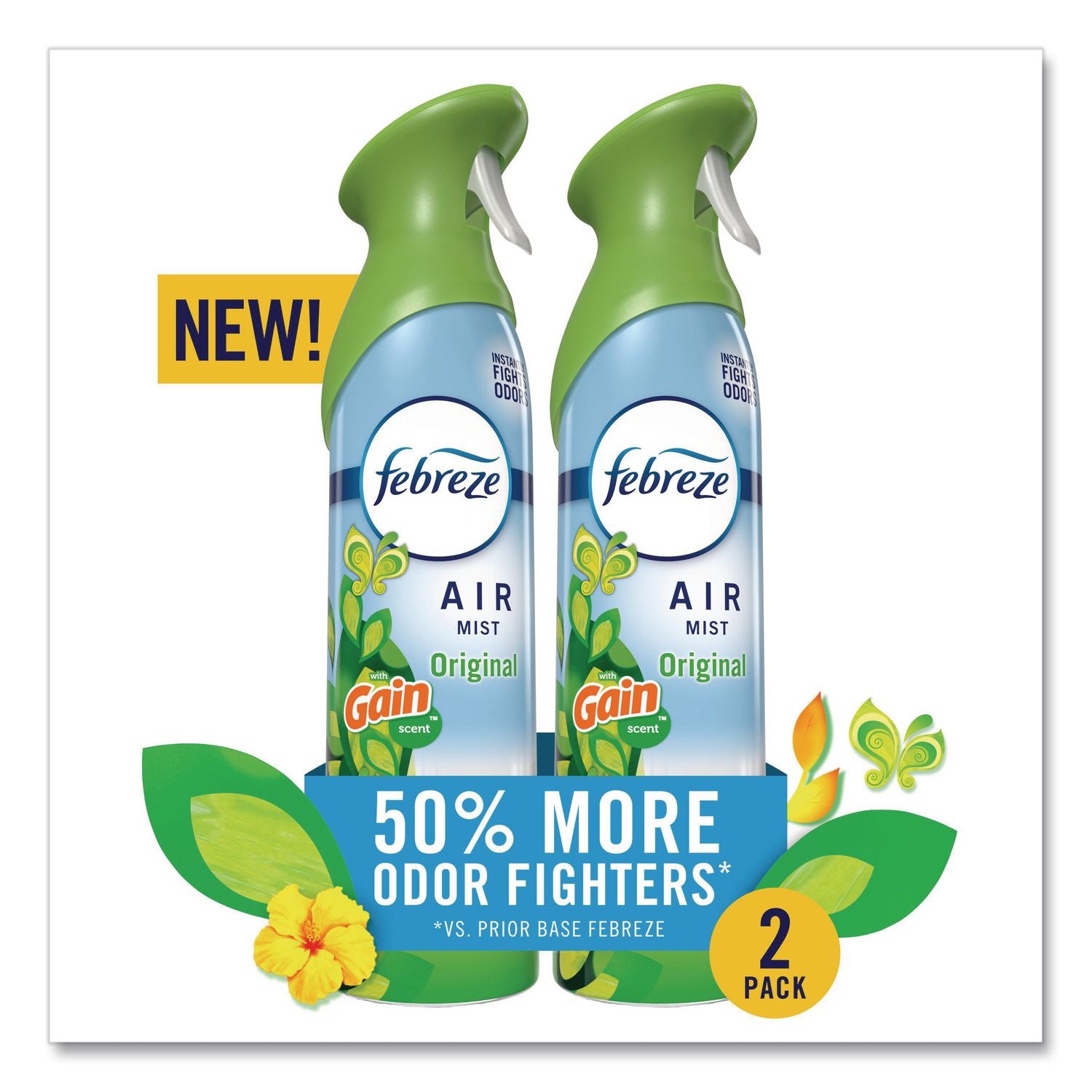 AIR, Gain Original, 8.8 oz Aerosol Spray, 2/Pack
