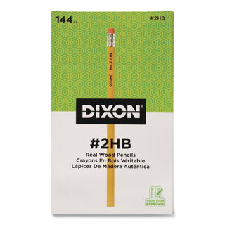 No. 2 Pencil Value Pack, HB (#2), Black Lead, Yellow Barrel, 144/Box