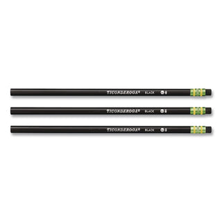 Tri-Conderoga Triangular #2 Woodcase Oversized Pencil, HB (#2), Black Lead, Yellow Barrel, 3/Pack