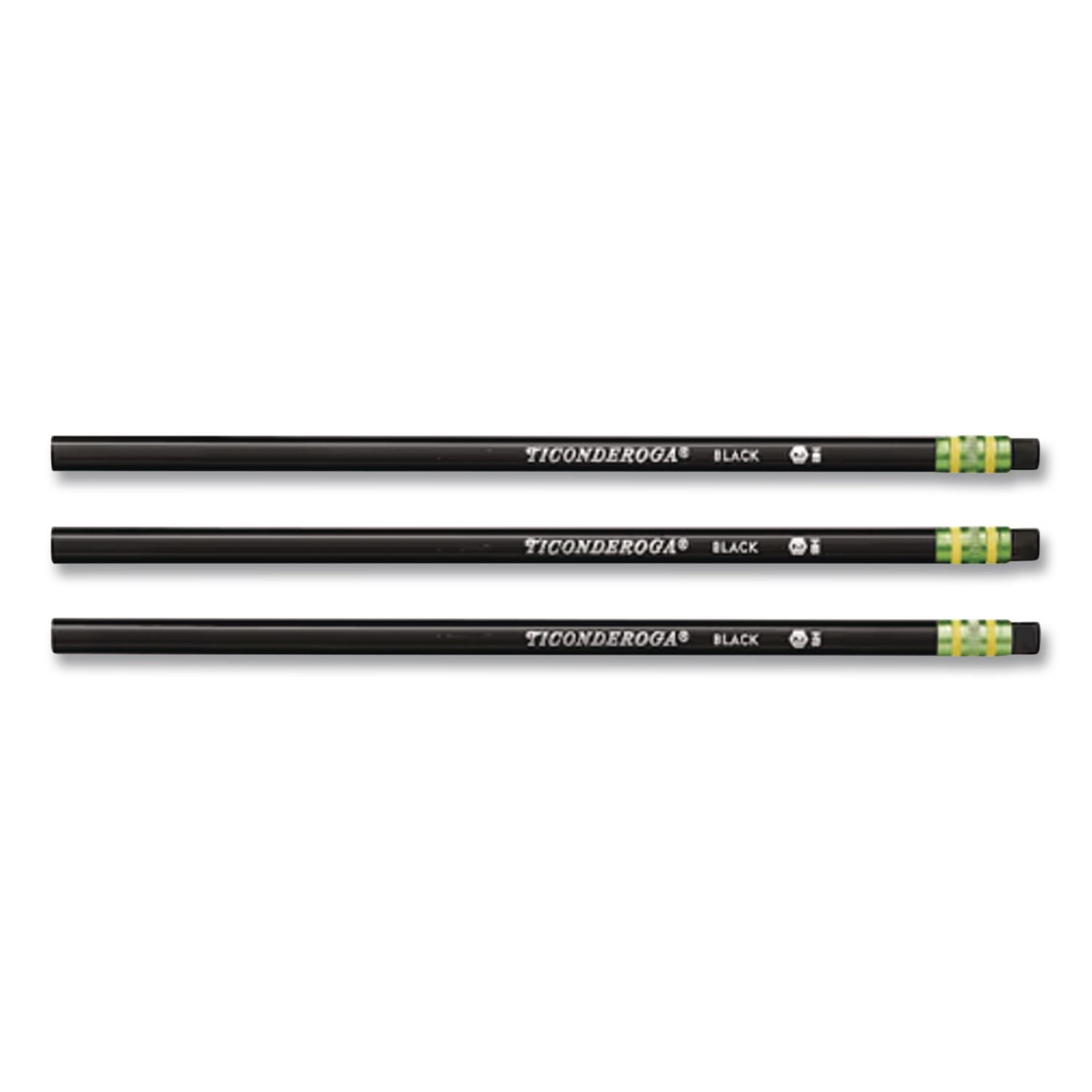 Tri-Conderoga Triangular #2 Woodcase Oversized Pencil, HB (#2), Black Lead, Yellow Barrel, 3/Pack