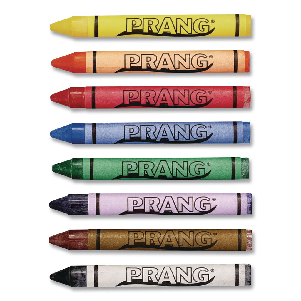Crayons Made with Soy, 100 Each of 8 Colors, 800/Carton