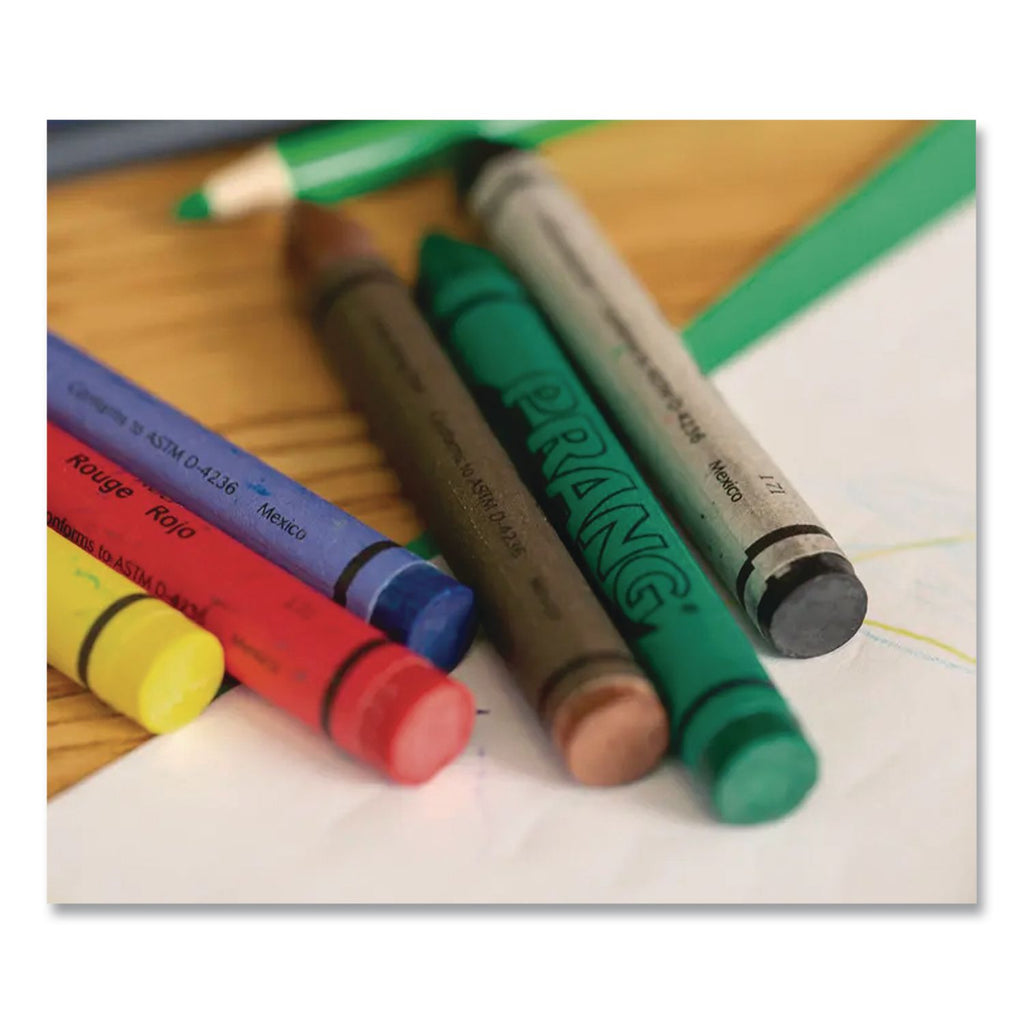 Crayons Made with Soy, 100 Each of 8 Colors, 800/Carton