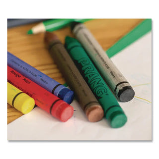 Crayons Made with Soy, 100 Each of 8 Colors, 800/Carton