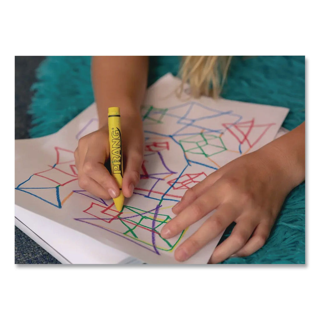 Crayons Made with Soy, 100 Each of 8 Colors, 800/Carton