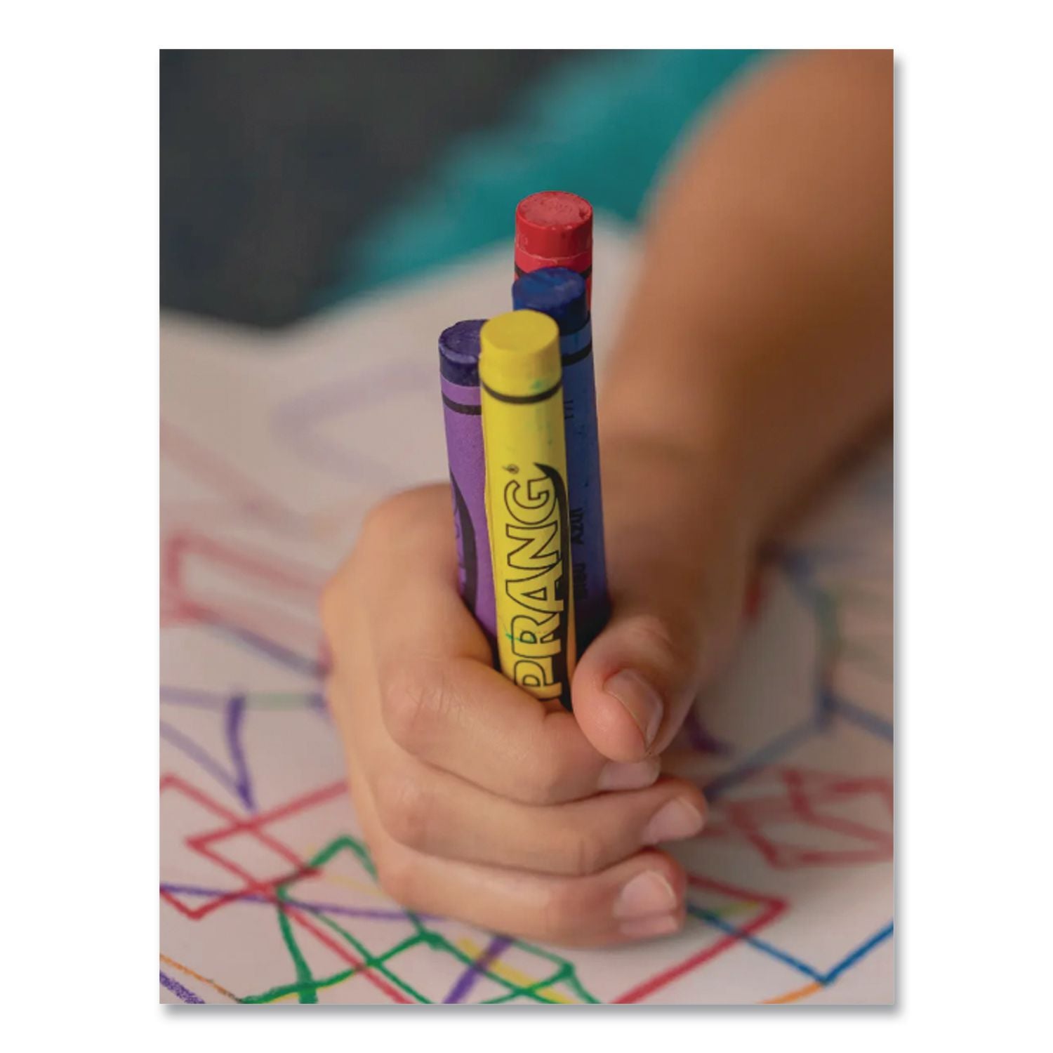 Crayons Made with Soy, 100 Each of 8 Colors, 800/Carton