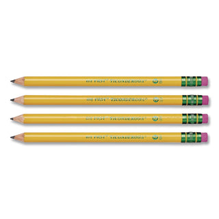 My First Woodcase Pencil with Eraser, HB (#2), Black Lead, Yellow Barrel, Dozen